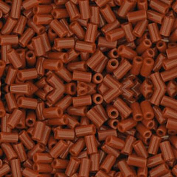 Toho BUGLE Seed Beads 3mm OPAQUE TERRA COTTA