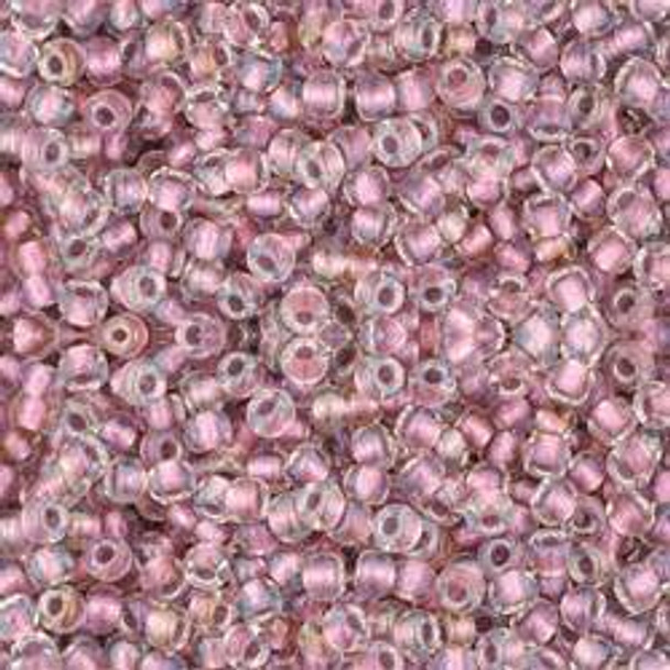 Toho ROUND 11/0 Seed Beads CRYSTAL ROSE GOLD LINED