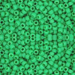 Toho ROUND 11/0 Seed Beads OPAQUE FROSTED SHAMROCK