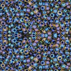 Toho ROUND 11/0 Seed Beads RAINBOW LT YELLOW CAPRI LINED