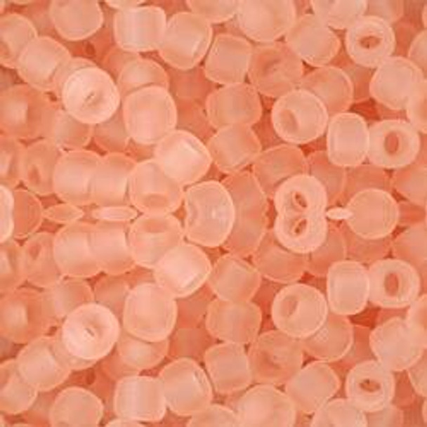 Toho ROUND 6/0 Seed Beads TRANSPARENT FROSTED ROSALINE