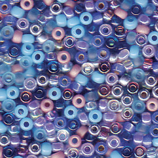 Miyuki ROUND 11/0 Seed Beads CARIBBEAN BLUE MIX