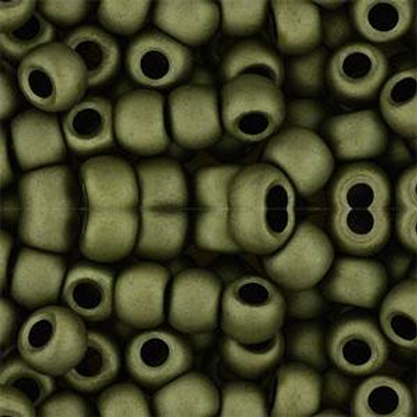 Toho ROUND 3/0 Seed Beads MATTE DARK OLIVE