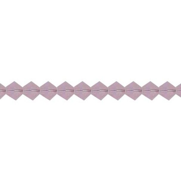 Preciosa Crystal Bicone Beads 6mm PINK SAPPHIRE