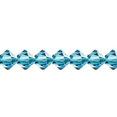 Preciosa Crystal Bicone Beads 6mm INDICOLITE