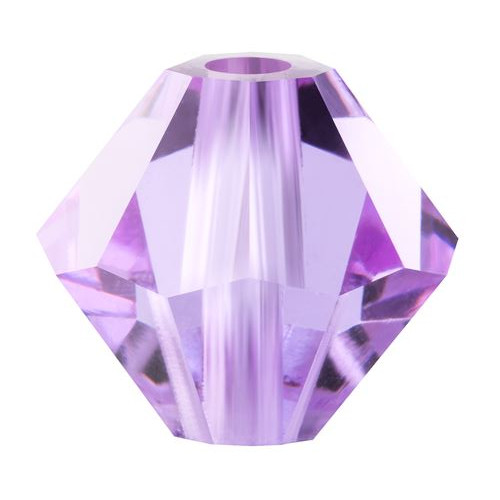 Preciosa Crystal Bicone Beads 6mm VIOLET 1