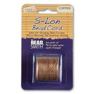 S-Lon Super Lon Bead Cord COPPER
