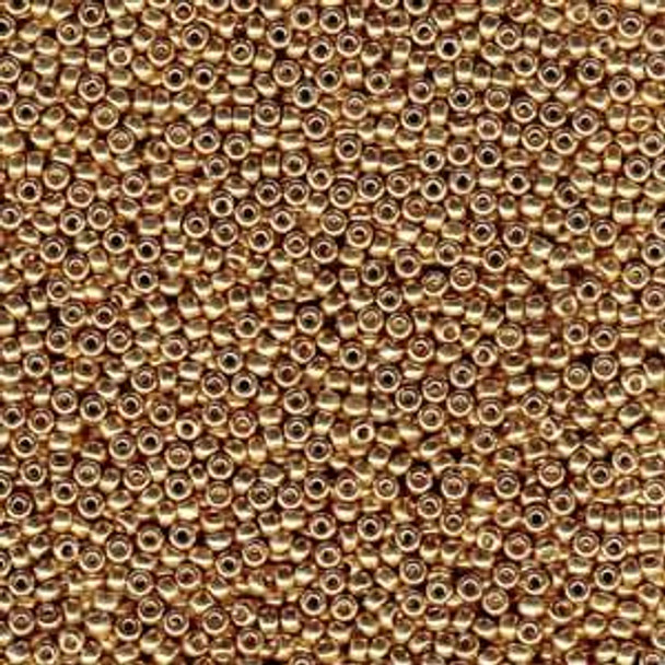 Miyuki ROUND 11/0 Seed Beads DURACOAT GALVANIZED CHAMPAGNE