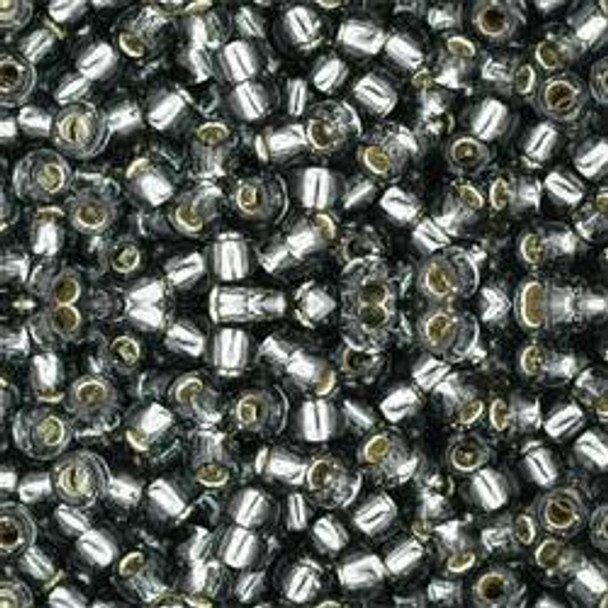 Toho ROUND 8/0 Seed Beads SILVER LINED GRAY