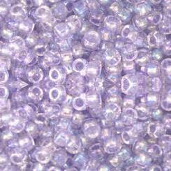 Toho ROUND 8/0 Seed Beads DYED RAINBOW LAVENDER MIST