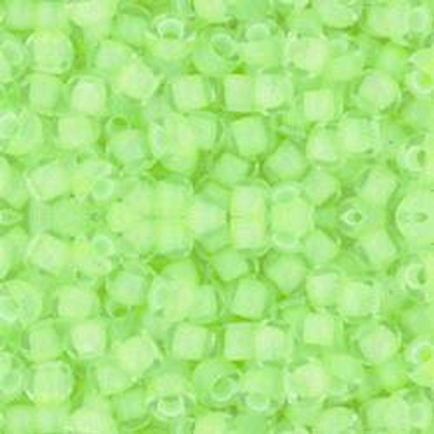 Toho ROUND 8/0 Seed Beads REFLECTION NEON GREEN