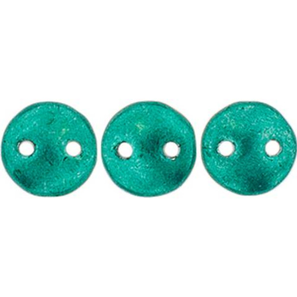 2-Hole Lentil Beads 6mm SATURATED METALLIC ARCADIA