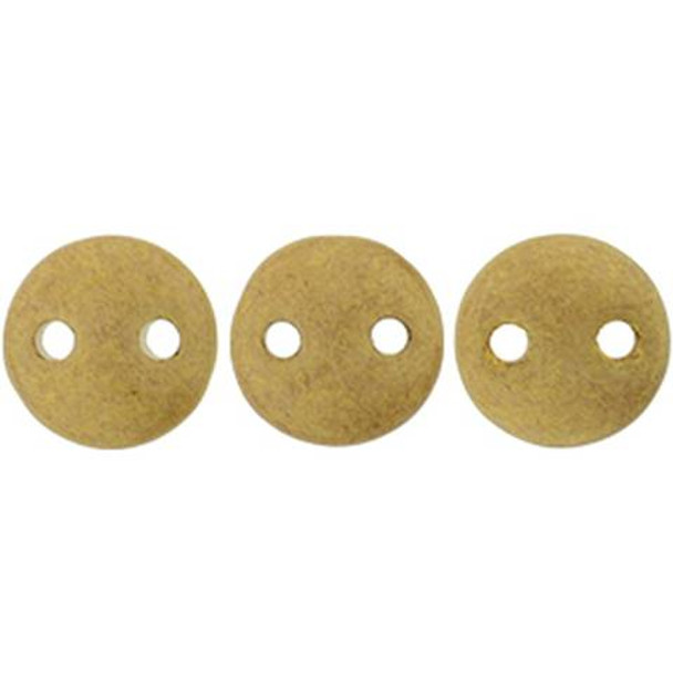 2-Hole Lentil Beads 6mm PACIFICA MACADAMIA