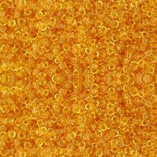 Toho ROUND 15/0 Seed Beads TRANSPARENT LIGHT TOPAZ