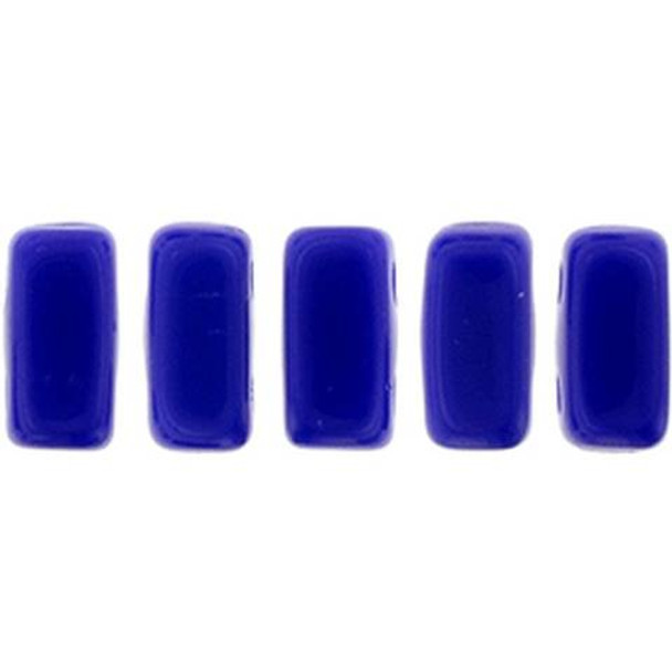 2-Hole Brick Beads CzechMates INDIGO