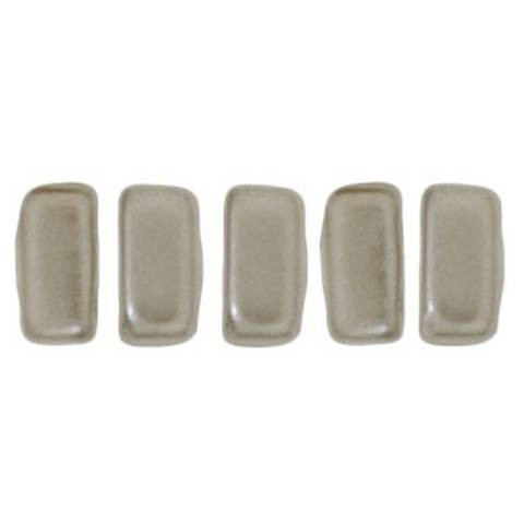 2-Hole Brick Beads CzechMates PEARL COAT BROWN SUGAR