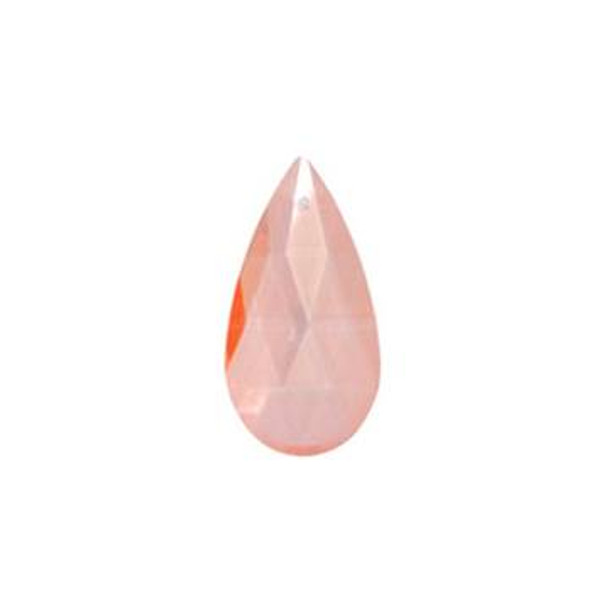 Preciosa Crystal Almond Drop Pendant 38x19mm SWEET ORANGE