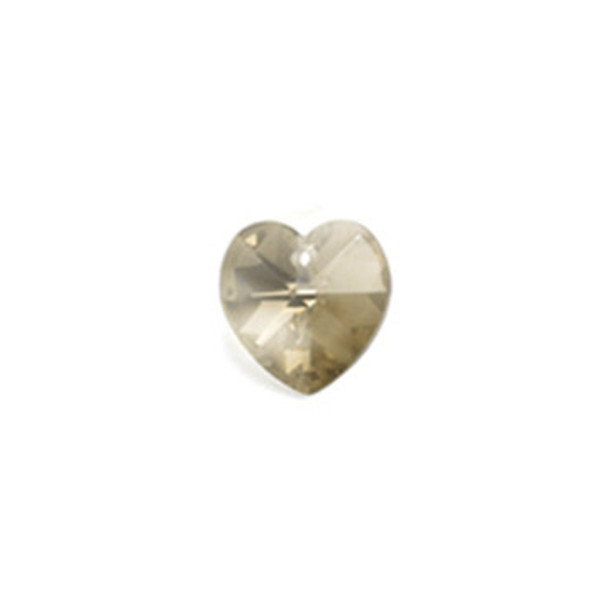 Preciosa Crystal Heart Pendant 10mm CLARITE HALFCOAT