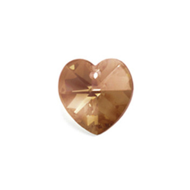 Preciosa Crystal Heart Pendant 14mm VENUS