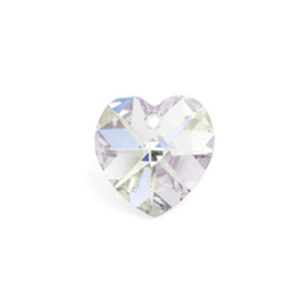 Preciosa Crystal Heart Pendant 14mm CRYSTAL AB