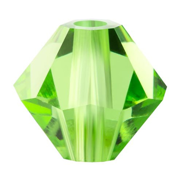 Preciosa Crystal Bicone Beads 3mm PERIDOT 1