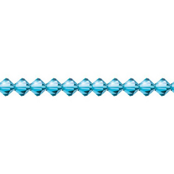 Preciosa Crystal Bicone Beads 3mm AQUAMARINE