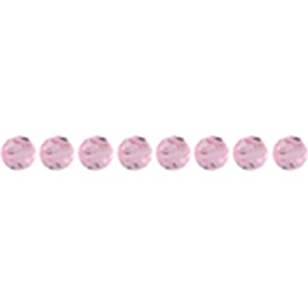 Preciosa Crystal Faceted Round Bead 4mm PINK SAPPHIRE