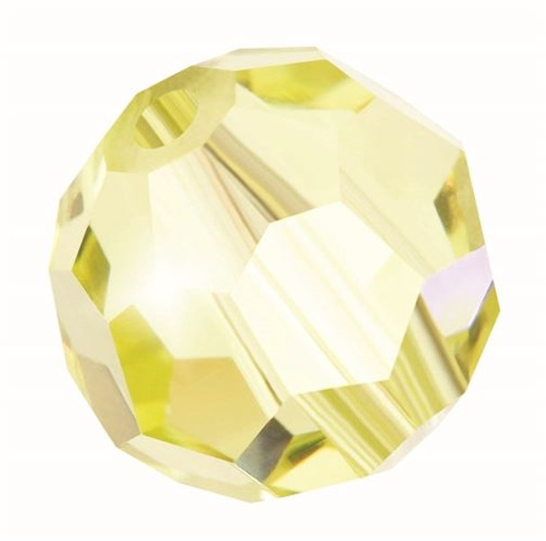 Preciosa Crystal Faceted Round Bead 5mm JONQUIL 1