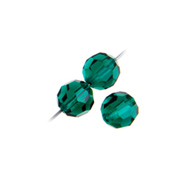 Preciosa Crystal Round Bead 5mm EMERALD