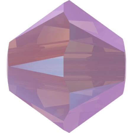 Swarovski Crystal Bicone Beads 4mm ROSE WATER OPAL SHIMMER 2X 5328