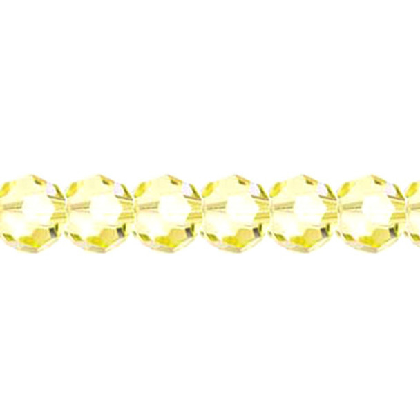 Preciosa Crystal Faceted Round Bead 6mm JONQUIL