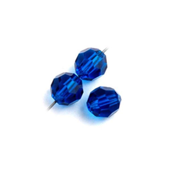 Preciosa Crystal Round Bead 6mm CAPRI BLUE