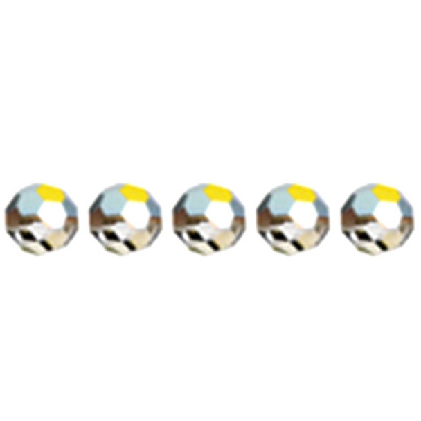 Preciosa Crystal Faceted Round Bead 6mm MAREA HALFCOAT