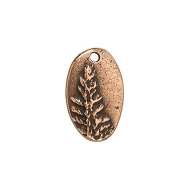 NUNN DESIGN Redwood Charm Antique Copper Plated Pewter