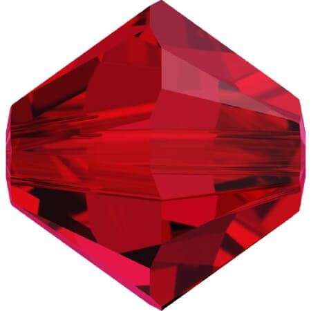 Swarovski Crystal Bicone Beads 2.5mm SCARLET 5328