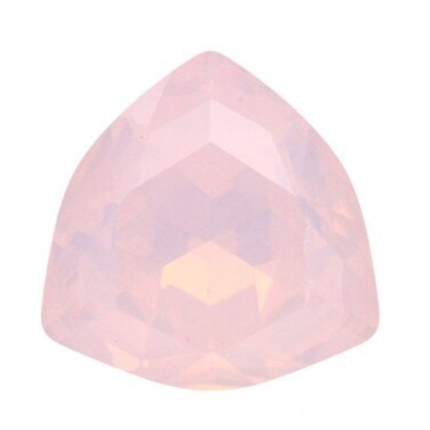 Krakovski Crystal Trillion Cut Stone 12mm ROSE WATER OPAL