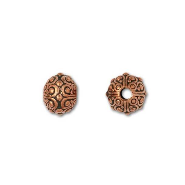 TierraCast BEAD-Oasis LH-Antiqued Copper Plated