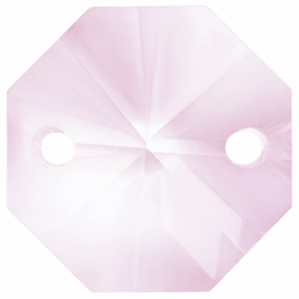 Preciosa Crystal Octagon Connector 24mm LIGHT LILAC