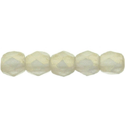 Czech Glass FIREPOLISH 2mm SUEDED GOLD BLACK DIAMOND