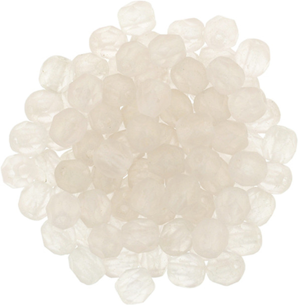 Czech Glass FIREPOLISH Beads 4mm ROSALINE