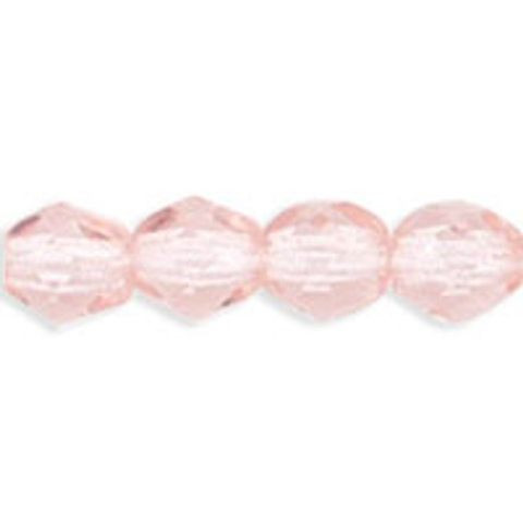 Czech Glass FIREPOLISH 4mm ROSALINE