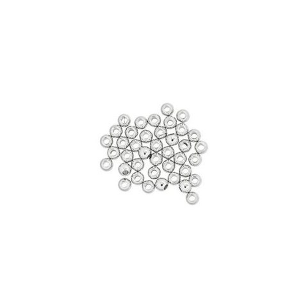 ROUND BEAD SPACERS 3mm Stainless Steel