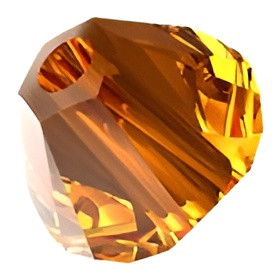 Swarovski Crystal Bicone Bead 4mm LIGHT AMBER