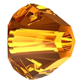 Swarovski Crystal Bicone Bead 4mm LIGHT AMBER