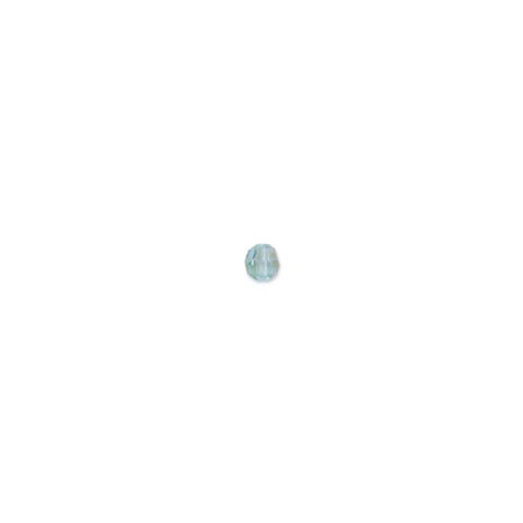 Swarovski Crystal Faceted Round Bead 6mm LIGHT TURQUOISE SHIMMER