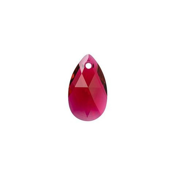 ELITE Eureka Crystal Pear-Shaped Pendant 16mm SCARLET 6106