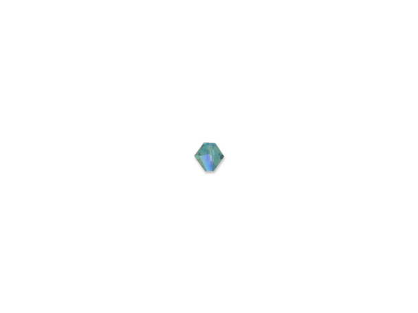 Swarovski Crystal Bicone Bead 6mm BLUE ZIRCON SHIMMER 5328