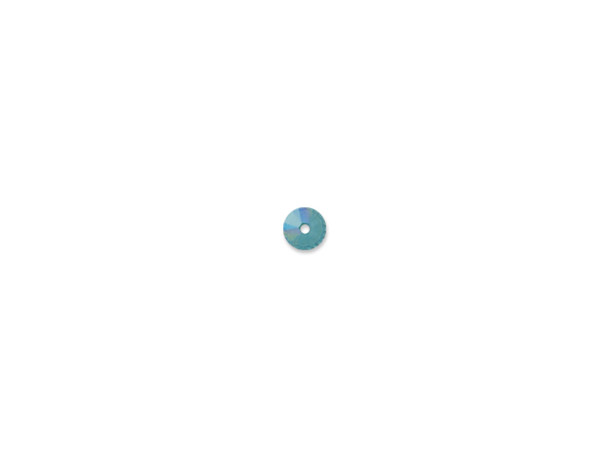 Swarovski Crystal Bicone Bead 6mm BLUE ZIRCON SHIMMER
