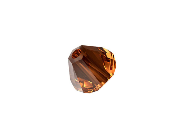 Swarovski Crystal Bicone 5mm SMOKED AMBER