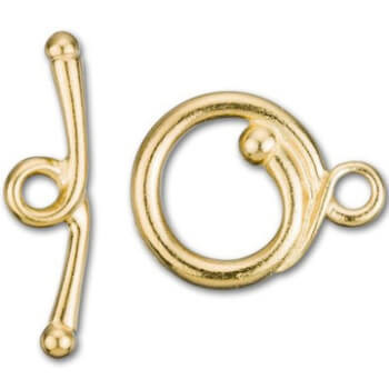 TierraCast TOGGLE CLASP-Renaissance-Gold Plated